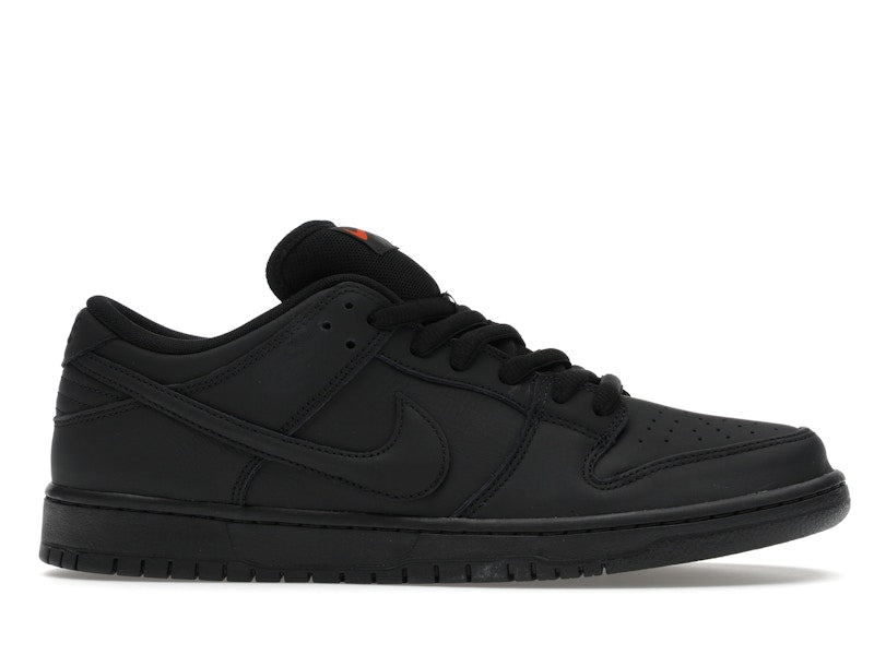 Nike Sb Dunk Low Pro Triple Black - Black/Anthracite/Safety Orange - FJ1674-001 - 02