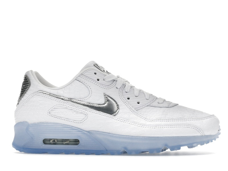 Nike Air Max 90 Terrascape White Croc Blue Tint - White/Blue Tint/Pure Platinum/Chrome - IU3638-100 - 02