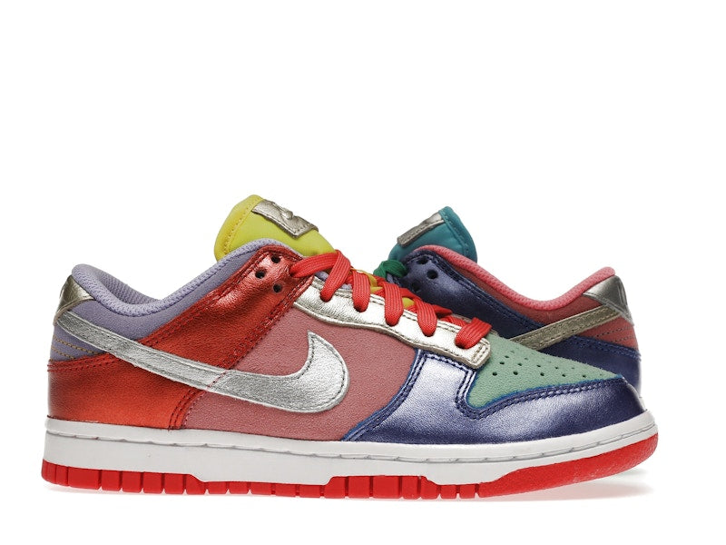Nike Dunk Low Sunset Pulse (W) - Sunset Pulse/Silver-Purple Pulse - DN0855-600 / DD1872-600 - 02
