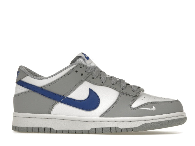 Nike Dunk Low Mini Swoosh Wolf Grey Game Royal (GS)