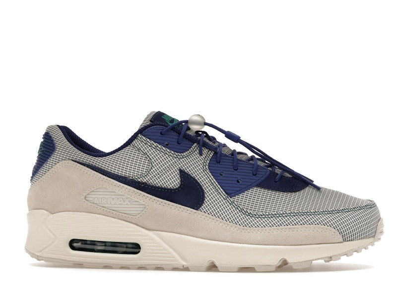 Nike Air Max 90 Coconut Milk Deep Royal Blue, vista a 360 gradi 2 di 36