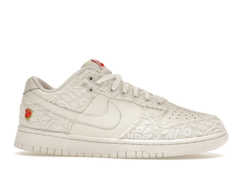 Nike Dunk Low Give Her Flowers Womens - Sail/University Red-Medium Soft Pink - FZ3775-133 - 02