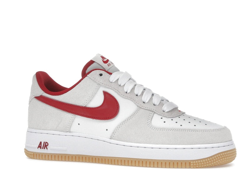 Nike Air Force 1 Low '07 LV8 Summit White Varsity Red Gum