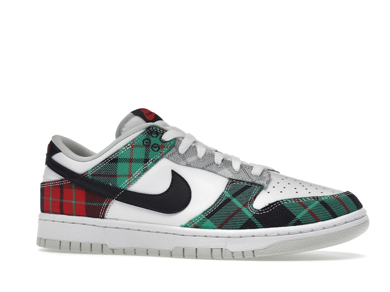 Nike Dunk Low Tartan Plaid - White/Black-White-University Red-Stadium Grey-Light Silver - DV0827-100 - 03
