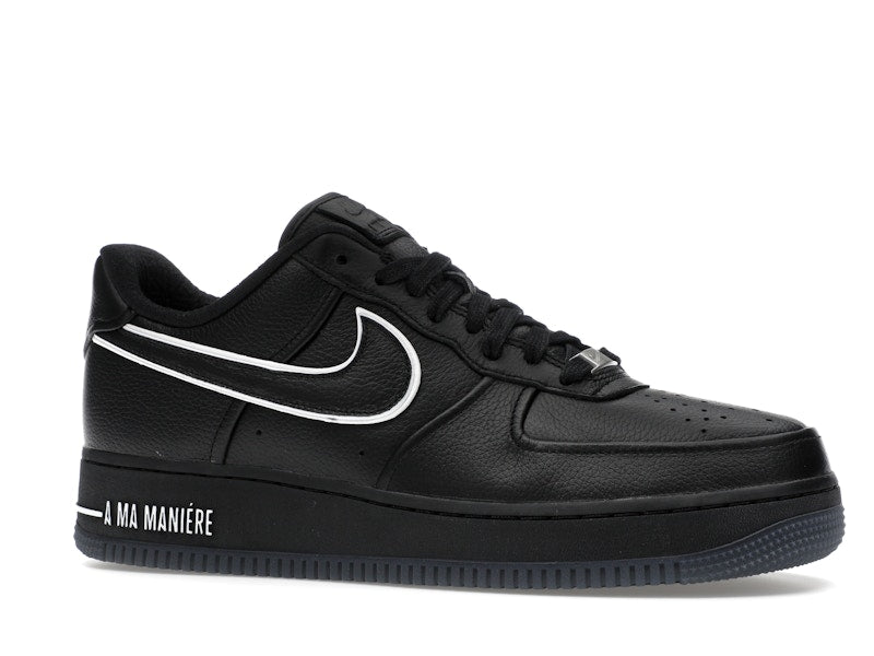 Nike Air Force 1 Low A Ma Maniere Hand Wash Cold Womens - Black/White/Black/Black - HF4084-001 - 03