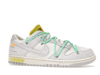 Nike Dunk Low Off White Lot 14 - Sail/Neutral Grey-Electro Green - DJ0950-106 - 03