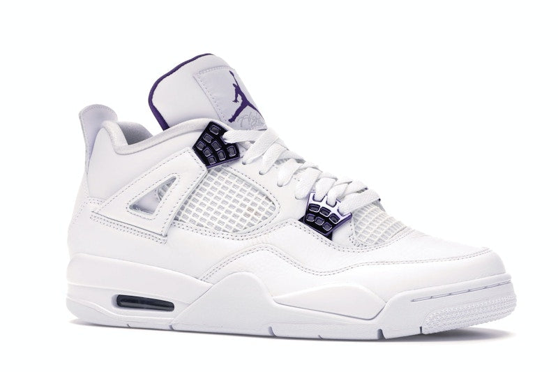 Air Jordan 4 Retro White Court Purple