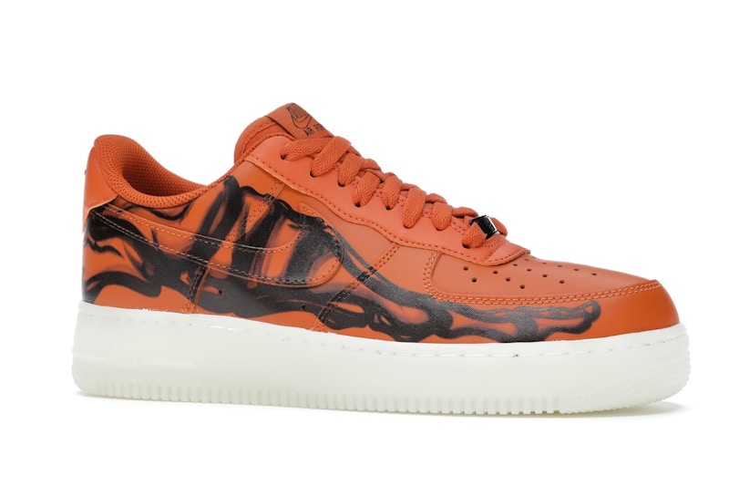 Nike Air Force 1 Low Orange Skeleton Halloween (2020)