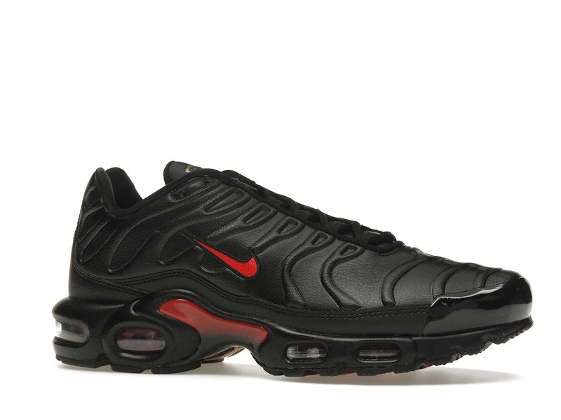 Nike Air Max Plus Premium Bred - Black/Black/Metallic Gold/University Red - FZ3038-001 - 03