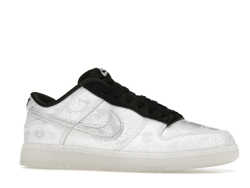 Nike Dunk Low Clot Fragment White - White/Black - FN0315-110 - 03