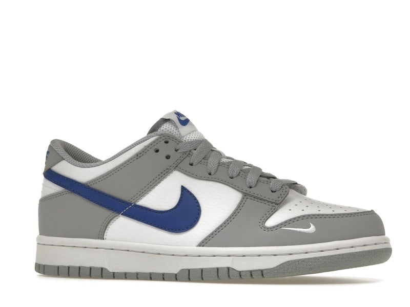 Nike Dunk Low Mini Swoosh Wolf Grey Game Royal (GS)