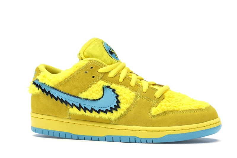 Nike Sb Dunk Low Grateful Dead Bears Yellow - Opti Yellow/Blue Fury - CJ5378-700 - 03