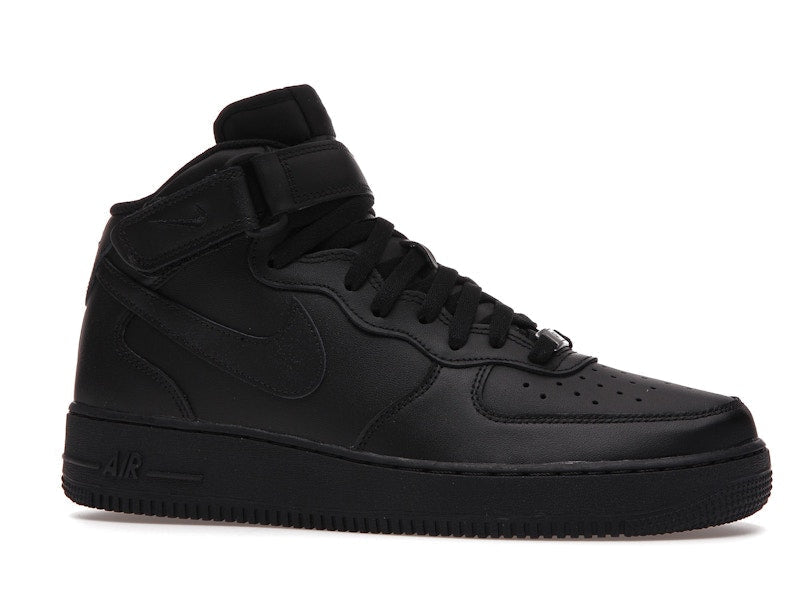 Nike Air Force 1 Mid 07 Triple Black 2021 - Black/Black - 315123-001/CW2289-001 - 03
