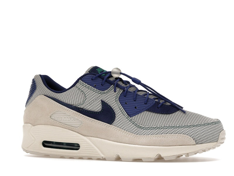 Nike Air Max 90 Coconut Milk Deep Royal Blue, vista a 360 gradi 3 di 36