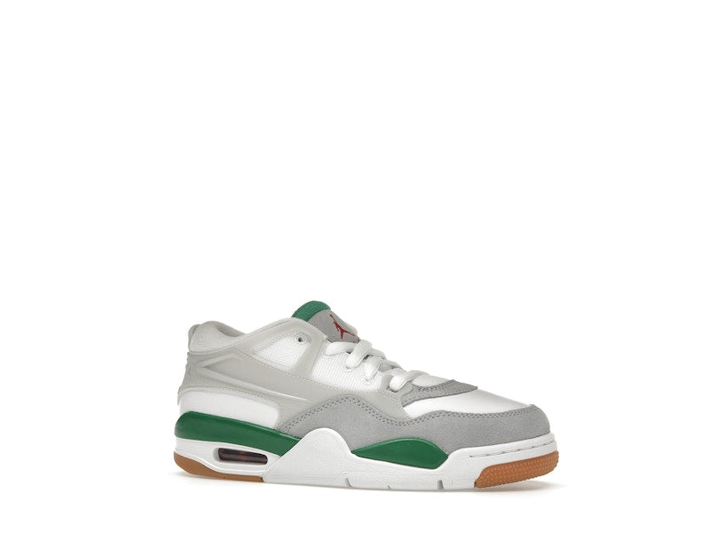 Air Jordan 4 Rm Pine Green (GS) - White/Pine Green/Neutral Grey/Wolf Grey/Varsity Red/Gum Dark Brown - FQ7938-103 - 03