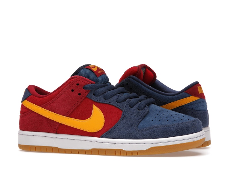 Nike Sb Dunk Low Barcelona - Maroon/Navy-Gold - DJ0606-400 - 03