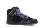 Nike SB Dunk High Black Purple Box