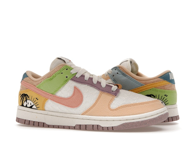 Nike Dunk Low Retro Sun Club Multi (W) - Sail/Sanded Gold-Light Madder Root - DQ0265-100 - 03