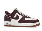 Nike Air Force 1 Low College Pack Night Maroon - Sail/Night Maroon-Gum Medium Brown - DQ7659-102 - 03
