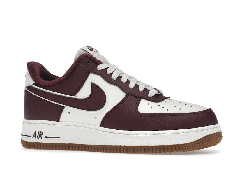 Nike Air Force 1 Low College Pack Night Maroon - Sail/Night Maroon-Gum Medium Brown - DQ7659-102 - 03