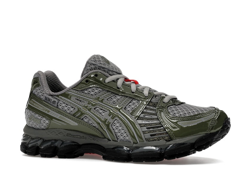 Asics Gel Kayano 121 Up There - Olive Green/Grey/Red - 1203A869-021 - 03