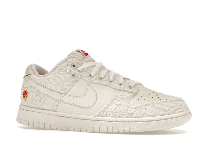 Nike Dunk Low Give Her Flowers Womens - Sail/University Red-Medium Soft Pink - FZ3775-133 - 03