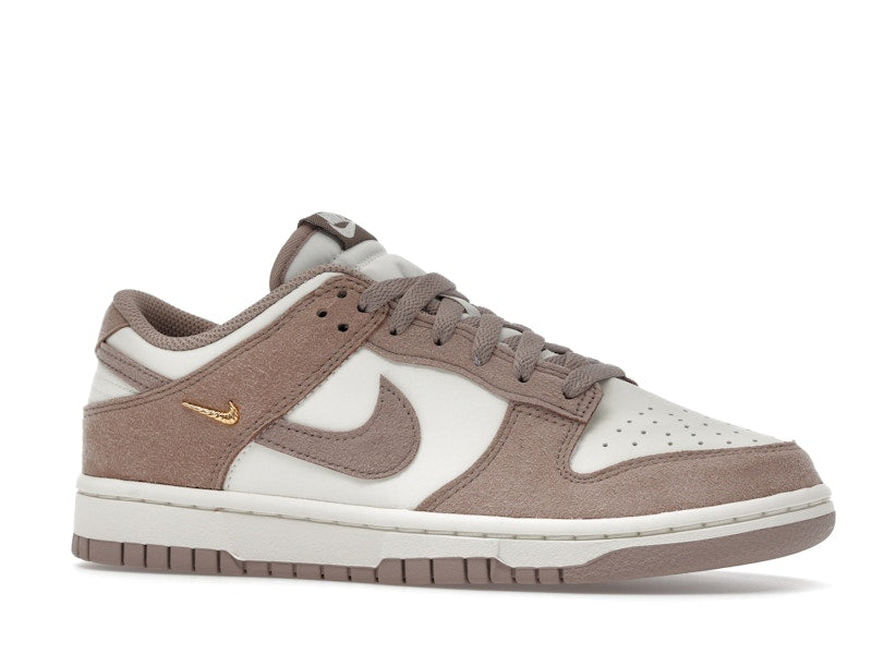 Nike Dunk Low Malt Gold Mini Swoosh Womens - Sail/Metallic Gold/White/Malt - IB4417-105 - 03