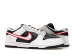 Nike Dunk Low Houston Comets Four Peat Womens - White/Obsidian/Wolf Grey/University Red - DZ2780-100 - 03