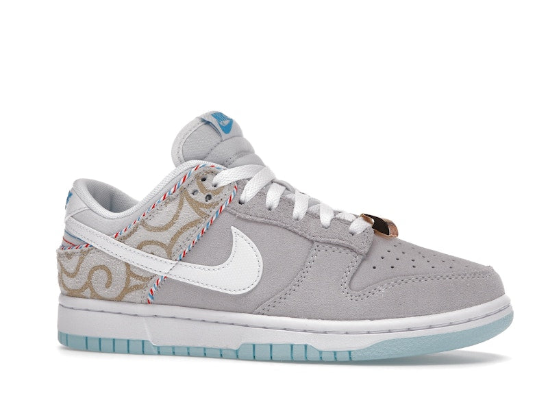 Nike Dunk Low Barbershop Grey - Grey/White/Teal - DH7614-500 - 03