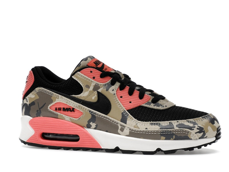 Nike Air Max 90 Premium Magic Ember Camo - Light Khaki/Black/Magic Ember/Mink Brown/Medium Ash/Parachute Beige - IF1721-200 - 03