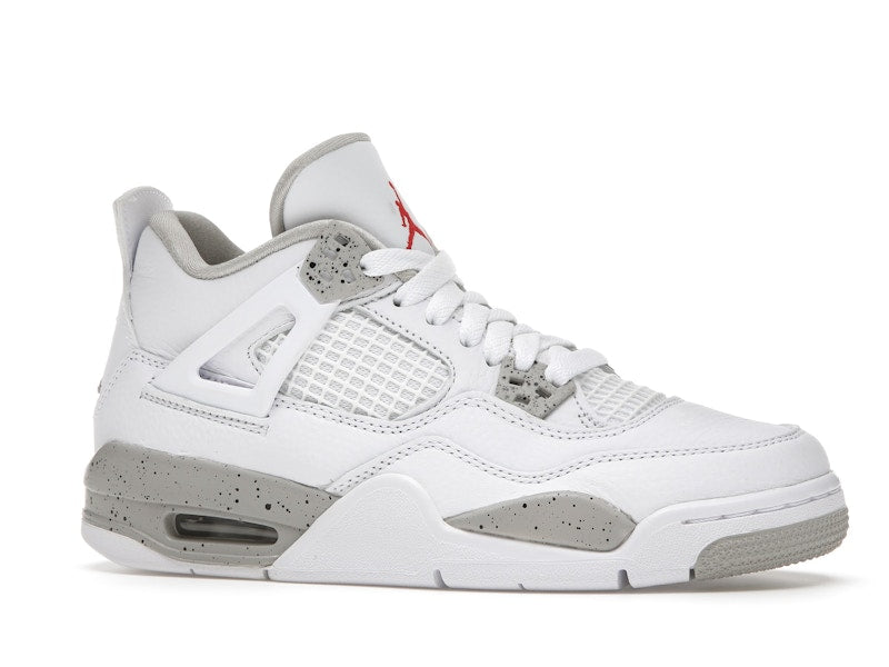 Air Jordan 4 Retro White Oreo 2021 (GS) - White/Tech Grey-Black-Fire Red - DJ4699-100 - 03