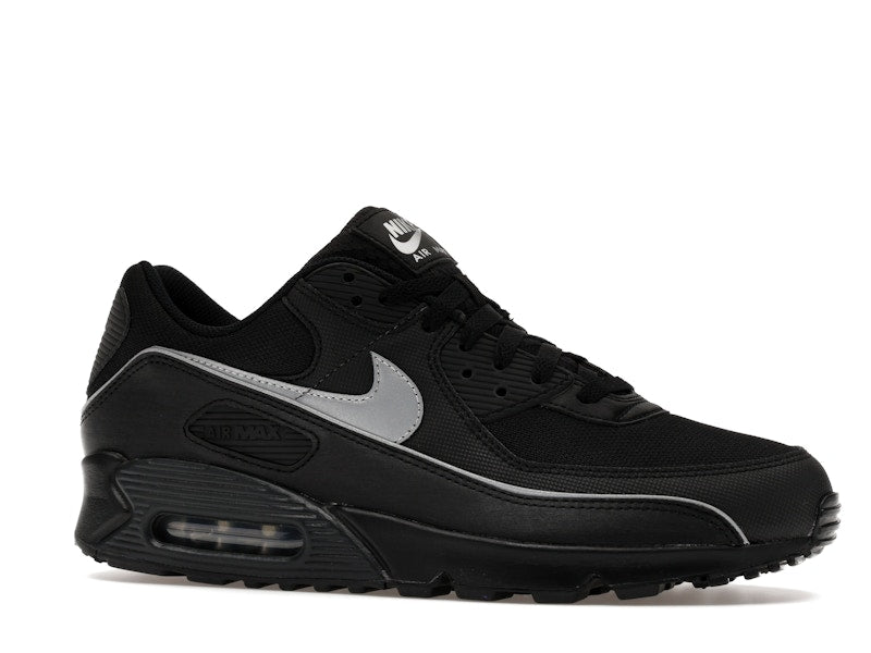 Nike Air Max 90 Premium Black Reflective - Black/Black/Anthracite/Multi-Color - HV4517-002 - 03