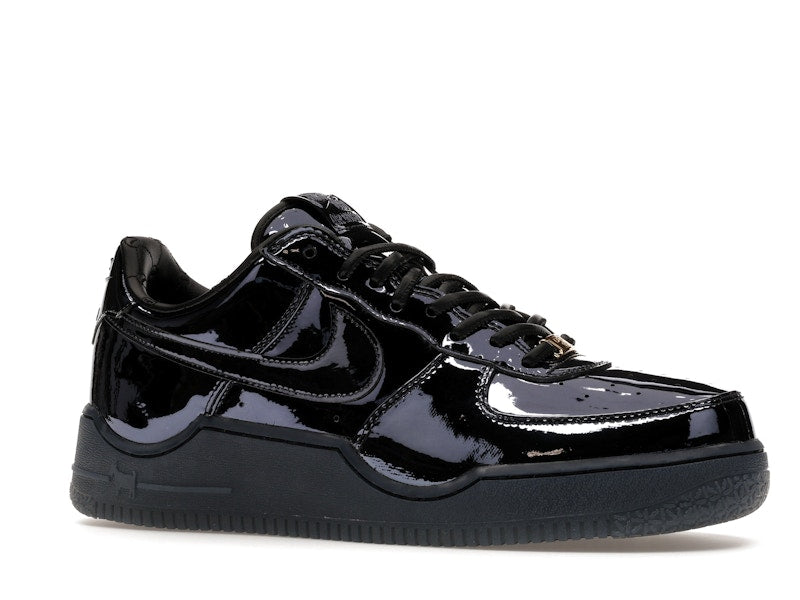Nike Air Force 1 Low Lebron James Black Patent - Black/Black/Metallic Gold - IO6129-001 - 03