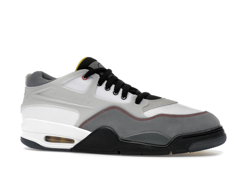 Air Jordan 4 Rm Premium White Black Smoke Grey Fire Red - White/Black/Smoke Grey/Fire Red - IB8052-100 - 03