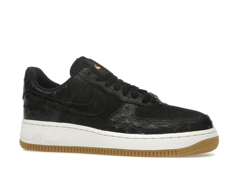 Nike Air Force 1 Low '07 Black Ostrich Gum (Women's), vista a 360 gradi 3 di 36