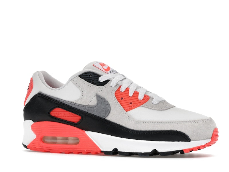 Nike Air Max 90 Infrared 2026 Iu1055 100 - White/Cement Grey/Infrared/Black - IU1055-100 - 03