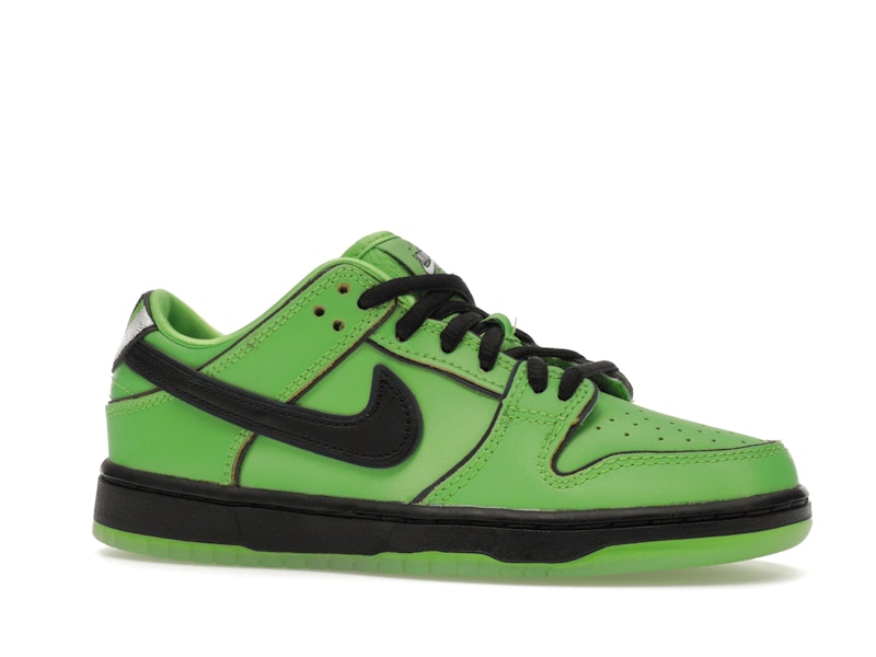 Nike Sb Dunk Low The Powerpuff Girls Buttercup (PS) - Mean Green/Black/Lotus Pink - FZ8832-300 - 03