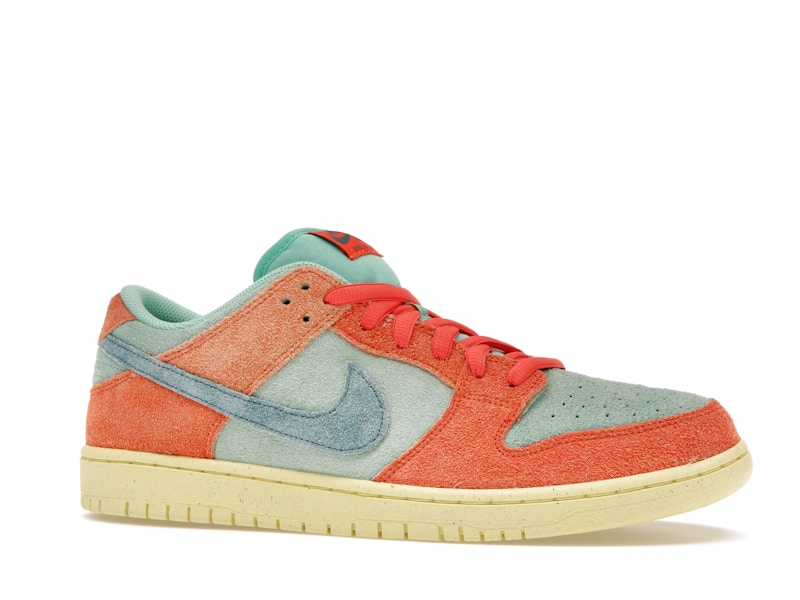 Nike Sb Dunk Low Orange Emerald Rise - Orange/Noise Aqua-Emerald Rise-Lemon Chiffon - DV5429-800 - 03