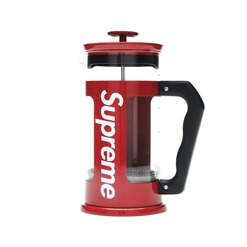 Supreme Bialetti 8 Cup French Press Red, vista a 360 gradi 3 di 36