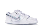 Nike SB Dunk Low Diamond Supply Co. White Diamond, vista a 360 gradi 3 di 36