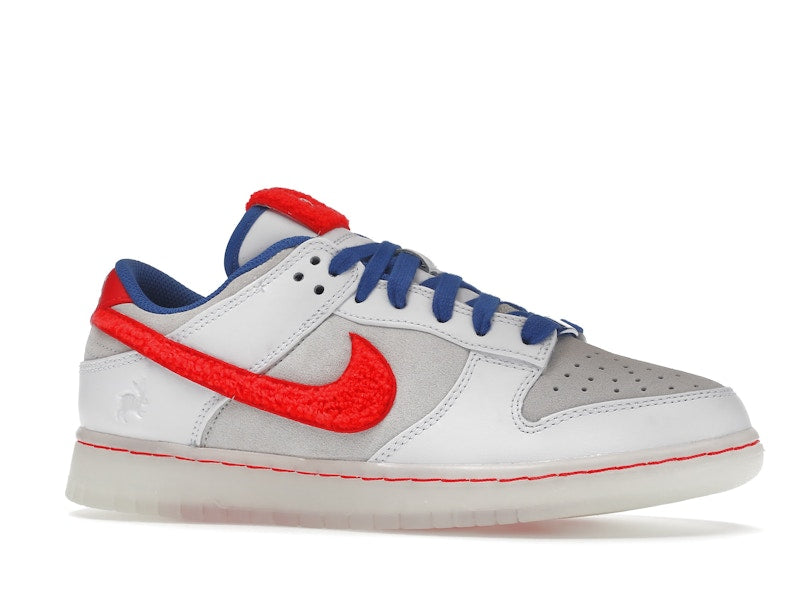 Nike Dunk Low Retro Prm Year Of The Rabbit White Crimson Varsity Royal - White/Crimson-Varsity Royal - FD4203-161 - 03