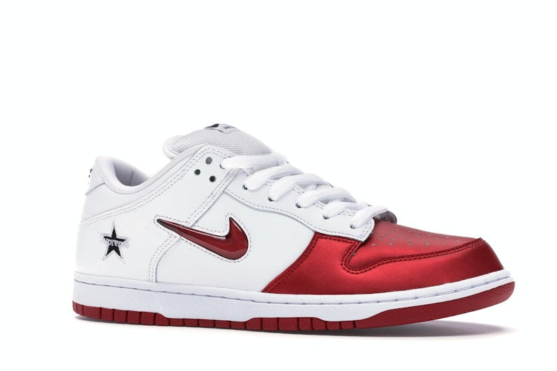 Nike Sb Dunk Low Supreme Jewel Swoosh Red - Varsity Red/Varsity Red-White-Black - CK3480-600 - 03