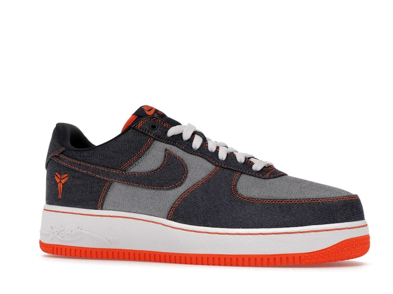 Nike Air Force 1 Low Protro Kobe Bryant Denim Obsidian Safety Orange