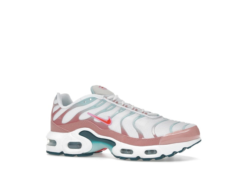 Nike Air Max Plus White Red Stardust Jade Ice Siren Red (GS), vista a 360 gradi 3 di 36