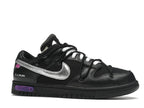 Nike Dunk Low Off White Lot 50 - Black/Metallic Silver-Black - DM1602-001 - 03