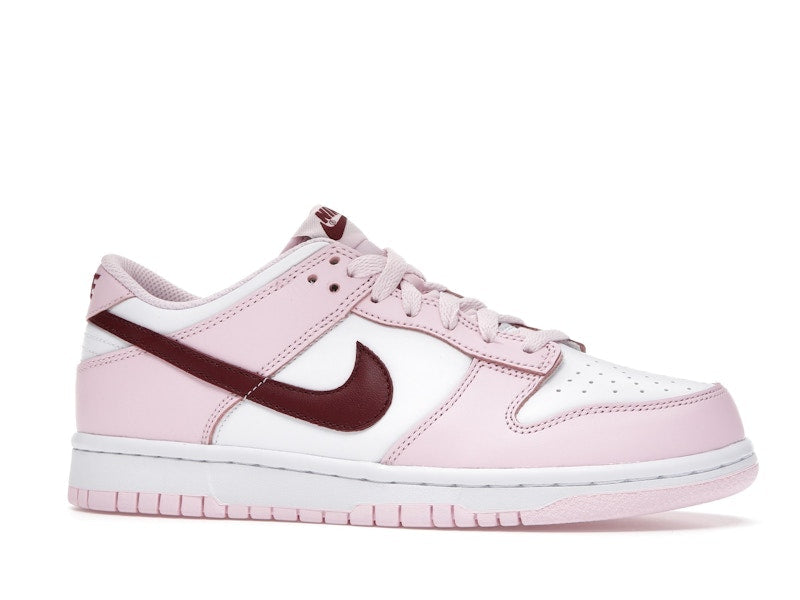 Nike Dunk Low Pink Foam Red White (GS), vista a 360 gradi 3 di 36