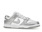 Nike Dunk Low Metallic Silver Womens - White/Metallic Silver/Blue Joy - FV1311-100 - 03
