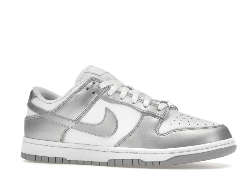 Nike Dunk Low Metallic Silver Womens - White/Metallic Silver/Blue Joy - FV1311-100 - 03