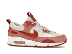 Nike Air Max 90 Futura Red Stardust Womens - Red Stardust/Summit White/Campfire Orange/Rugged Orange - FQ8881-618 - 03