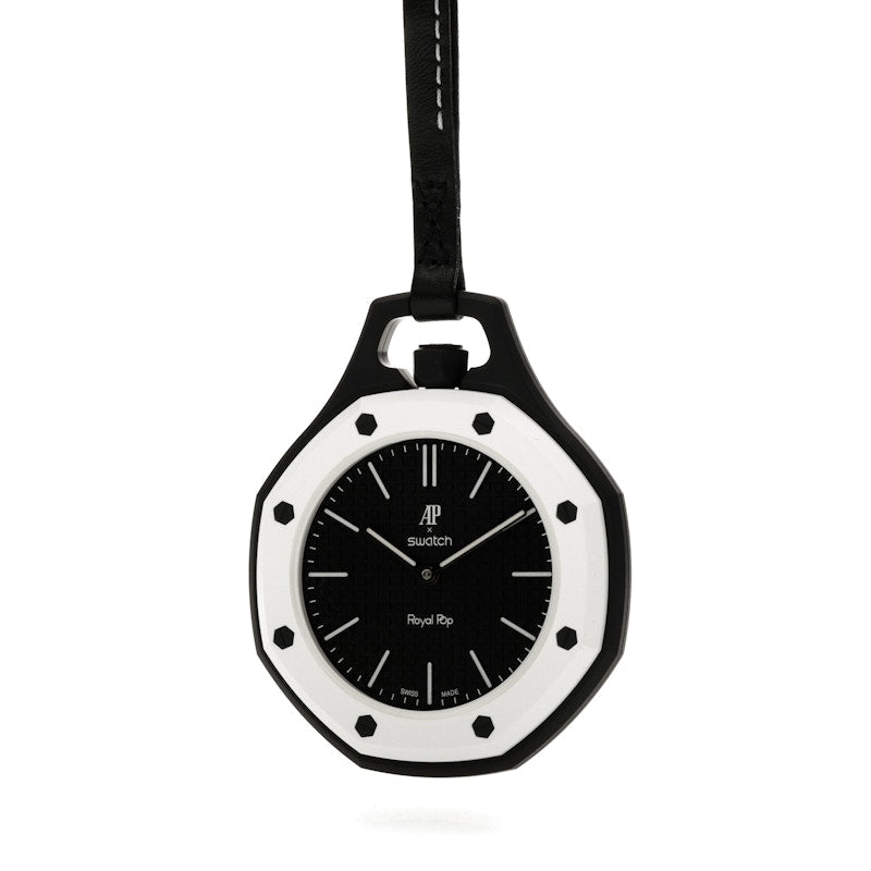 Swatch x Audemars Piguet AP Bioceramic Royal Pop Ocho Negro SSX03W101N, vista a 360 gradi 3 di 36